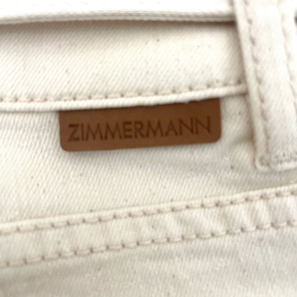 Zimmerman Ecru Wide Leg Jeans
Size 27 - Picture 4 of 5